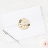 Sticker Rond Signe "Zodiac : Poissons" (Enveloppe)