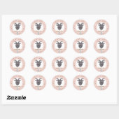 Sticker Rond SIGNE Zodiaque Capricorne (Feuille)