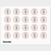 Sticker Rond SIGNE Zodiaque Virgo (Feuille)