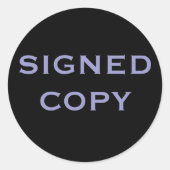 STICKER ROND SIGNEDCOPY (Devant)