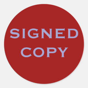 STICKER ROND SIGNEDCOPY
