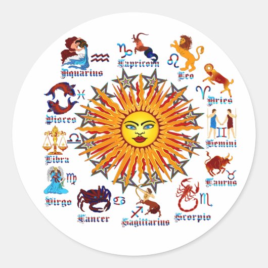 Sticker Rond Signes-Zodiac-Tout-V-1 (Devant)