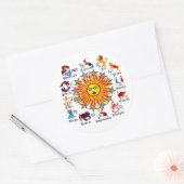 Sticker Rond Signes-Zodiac-Tout-V-1 (Enveloppe)