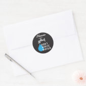 Sticker Rond S'il vous plaît ne pas gaspiller l'eau conception  (Enveloppe)