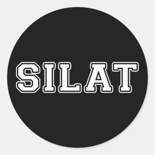 Sticker Rond Silat (Devant)