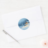 Sticker Rond Silent Snow (Enveloppe)