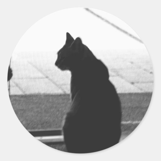 Sticker Rond Silhouette (Devant)