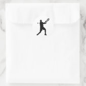 Sticker Rond silhouettes de tennis (Sac)