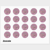 Sticker Rond Silky Terrier DIVA (Feuille)
