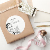 STICKER ROND SILVER FOX (Cadeaux)