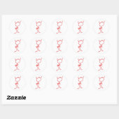 Sticker Rond Simon Jester (Feuille)