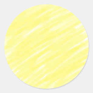 Sticker Rond simple couleur solide simple personnalisé jaune pa