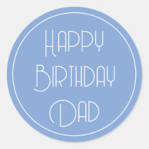 Simple Élégant Joyeux Anniversaire Papa Écriture C