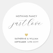 Simple Élégant Rien De fantaisie Juste Aimer Gold