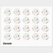 Sticker Rond Simple Harry Potter - Baby Shower Dobby (Feuille)