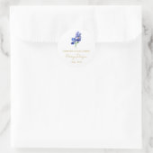 Sticker Rond Simple Iris Mémorial (Sac)