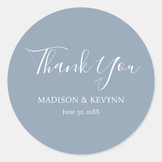 Sticker Rond Simple | Mariage (Devant)