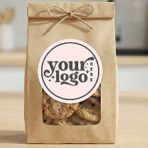 Simple Minimal Elegant Custom Logo Company Pink