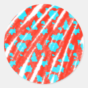Sticker Rond simple minimal solid color custom personalized thr