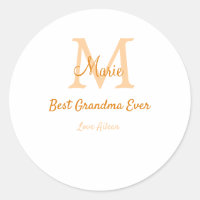 simple minimum meilleur grand-mère jamais orange m