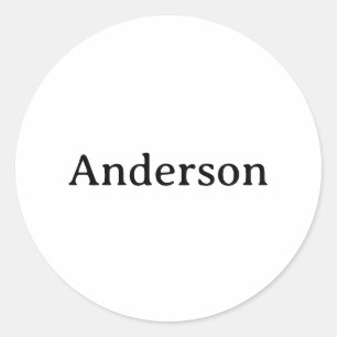 Sticker Rond Simple Professional Business 3 pouces   