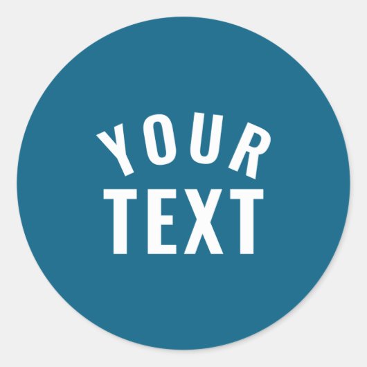 Sticker Rond Simple Text Template Womens Long Sleeve Black _1  (Devant)