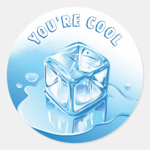 Sticker Rond Simple Vous êtes enseignant Cool