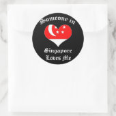 Sticker Rond Singapour (Sac)