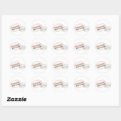 Sticker Rond Singapour A Fait Cela (Feuille)