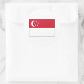 Sticker Rond Singapour FLAG International (Sac)