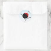 Sticker Rond Singing Dancing Evil (Sac)