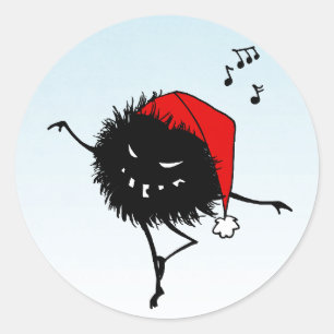 Sticker Rond Singing Dancing Evil