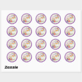 Sticker Rond Sip Happens ! FIESTA Custom (Feuille)