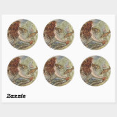 Sticker Rond Siren (Feuille)