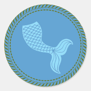 Sticker Rond Sirène de fierté de la troupe IGGPPCamp 2025