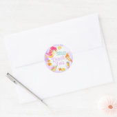 Sticker Rond Sirènes pourpres (Enveloppe)