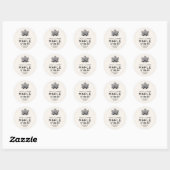 Sticker Rond Sirop d'érable (Feuille)