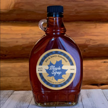 Sirop d'érable Feuille Bleue Buffalo Carreaux Kraf