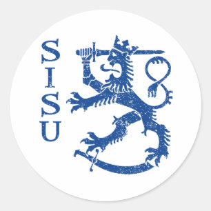 STICKER ROND SISU