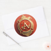 Sticker Rond Situation délicate (Enveloppe)