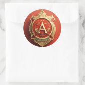 Sticker Rond Situation délicate (Sac)