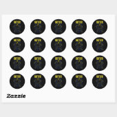 Sticker Rond Siuuuu Funny Soccer Present For Soccer Lovers Fans (Feuille)