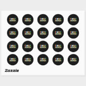 Sticker Rond six server (Feuille)