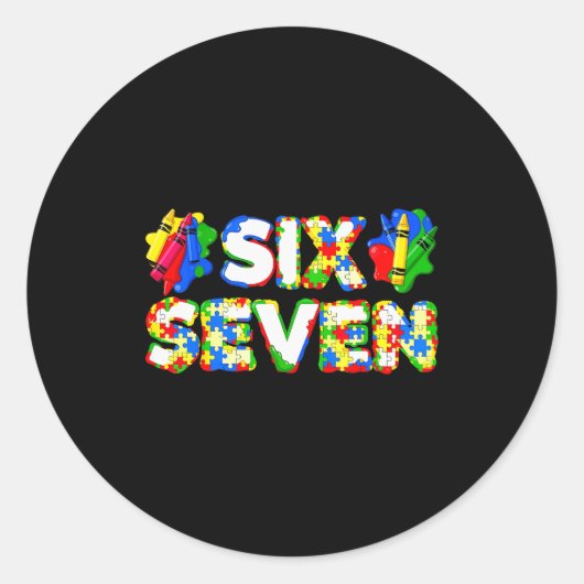 Sticker Rond six server (Devant)