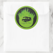 Sticker Rond Six Strickers Négligés De 3 Pouces (Sac)