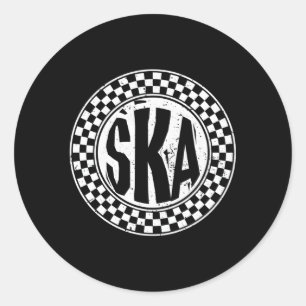 Sticker Rond Ska Music