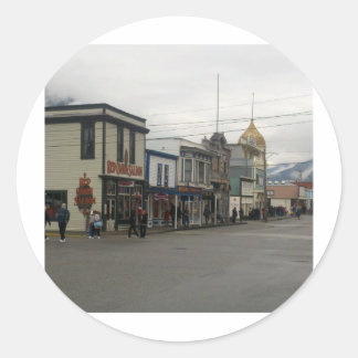 Sticker Rond Skagway, Alaska