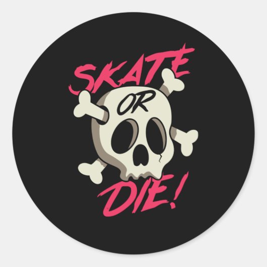 Sticker Rond Skate (Devant)