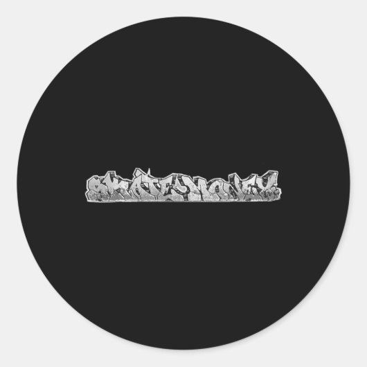 Sticker Rond Skateboard (Devant)