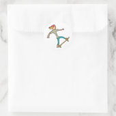 Sticker Rond Skateboard (Sac)